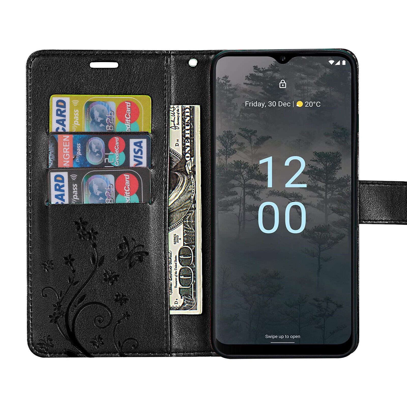 betterfon Handyhülle Handytasche für Nokia G60 5G Klapphülle Klapphülle, Bookstyle-Hülle: Magnetverschluss 3 Kartenfächer & Standfunktion