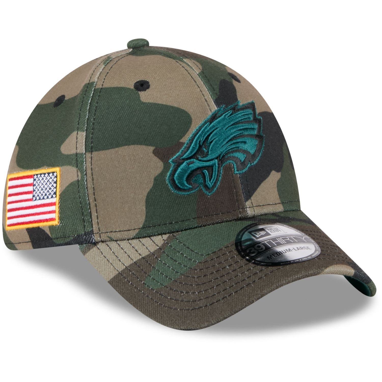 New Era Flex Cap 39Thirty Salute to Service Philadelphia Eagles