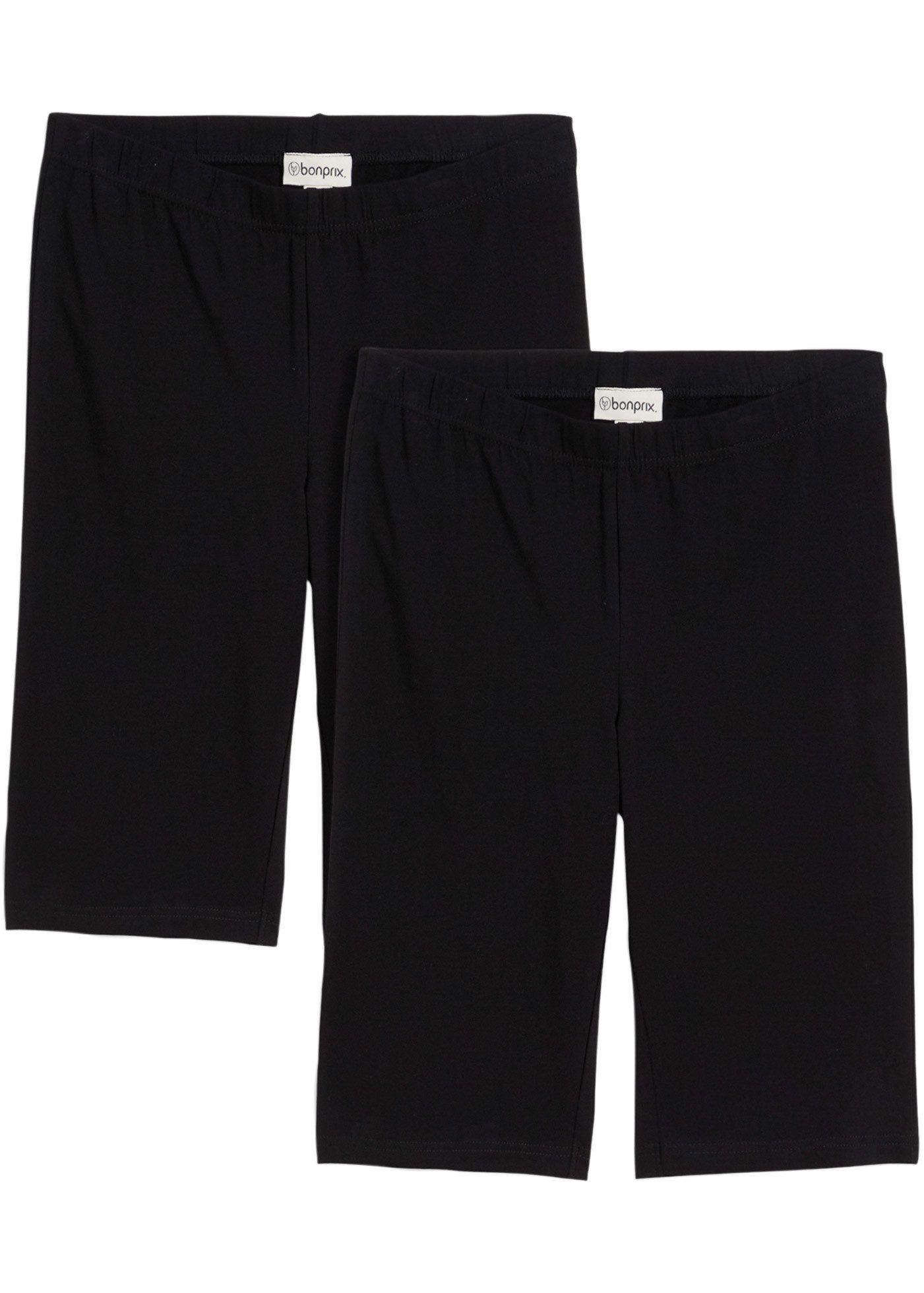 bonprix Radlerhose (Packung, 2-tlg., 2) Lange Radlerhose (2er Pack) mit Gum günstig online kaufen