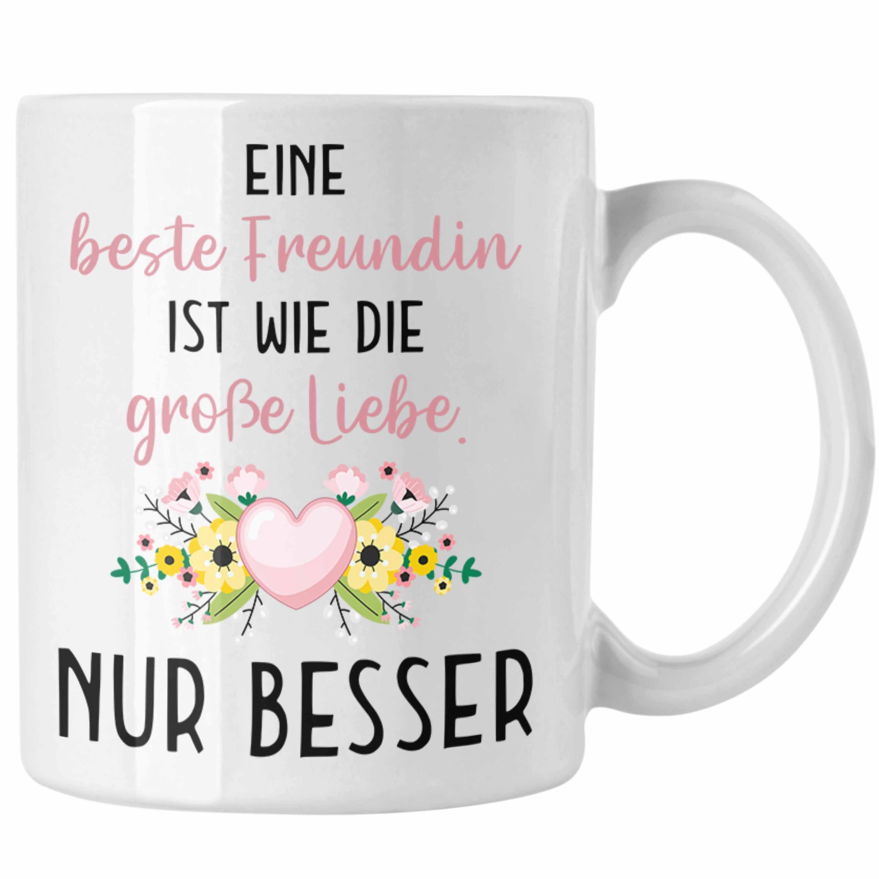 Trendation Tasse Beste Freundin Tasse Geschenk Geburtstag Aller Beste Freundin BFF Wie Weiss