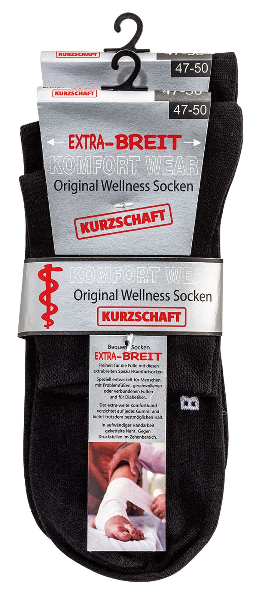 FussFreunde Gesundheitssocken 4 Paar kurze Gesundheitssocken günstig online kaufen