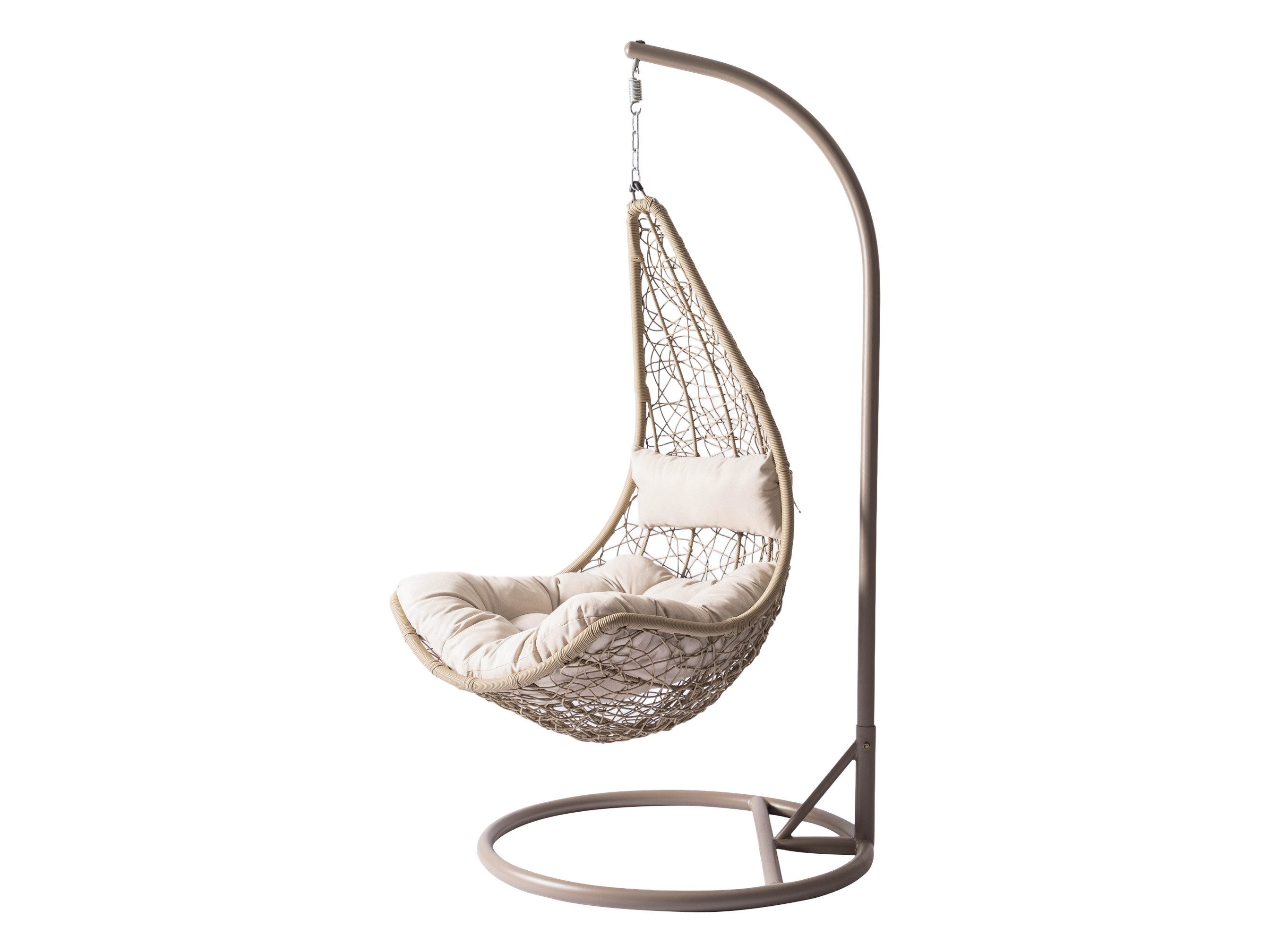MIRJAN24 Hängesessel Boho (mit Gestell und Kissen-Set), Stahlskelett – Bild 5 von 5