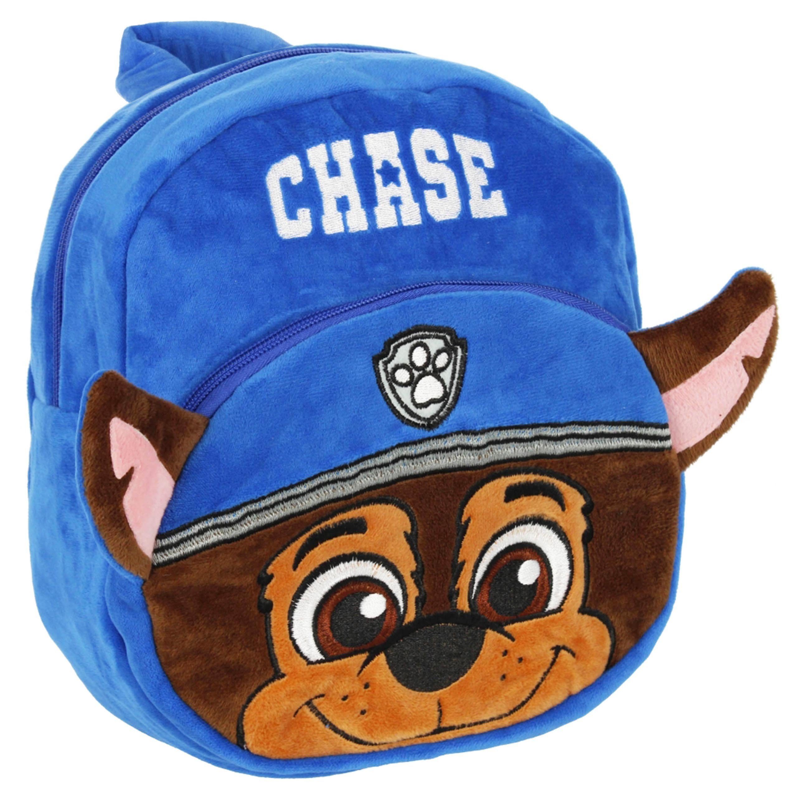 Sarcia.eu Vorschulranzen Paw Patrol CHASE Jungen Vorschulrucksack aus Plüsch 31x27x12cm