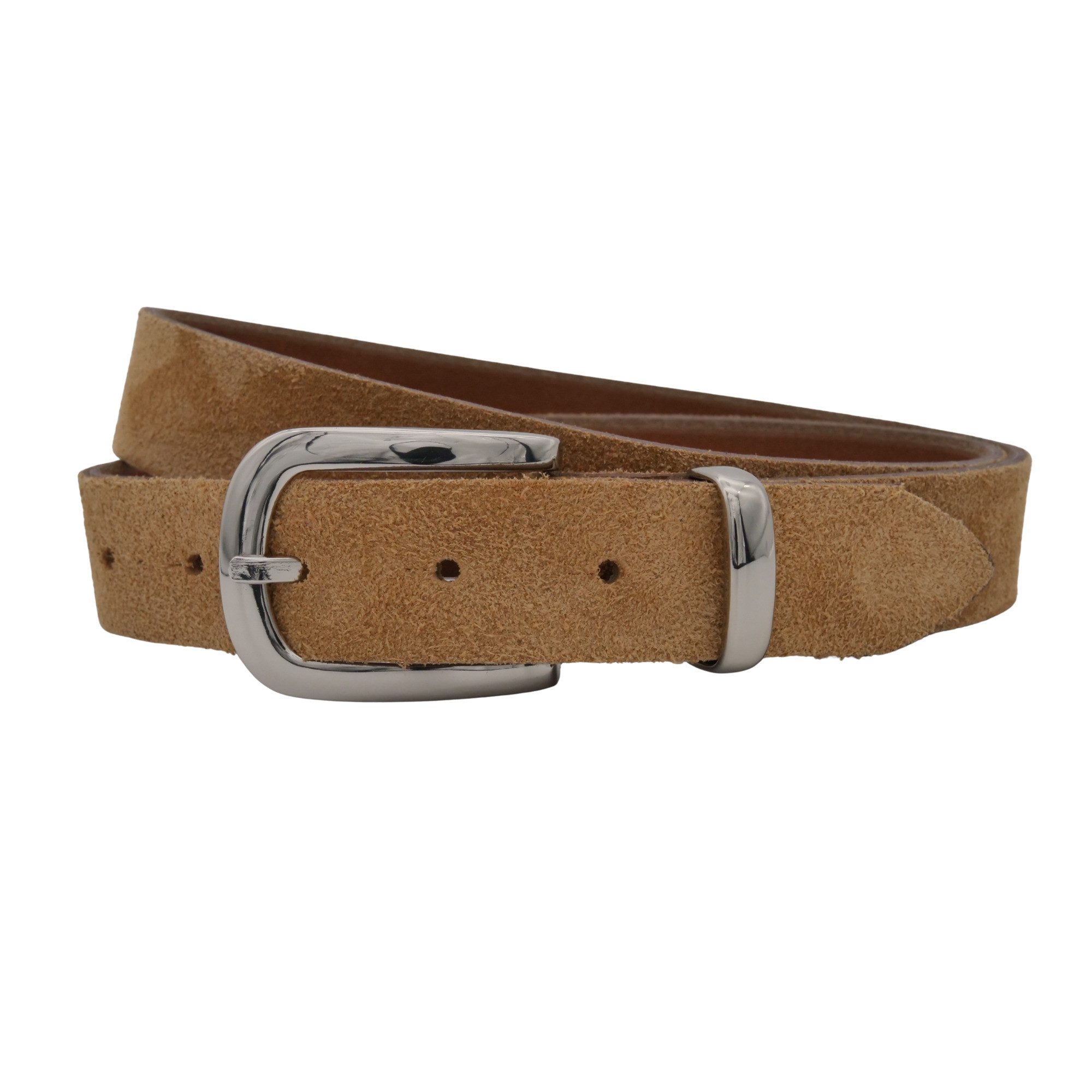 Ledergürtel AnnaMatoni Damen Ledergürtel in hochwertigem Velour Leder 3cm