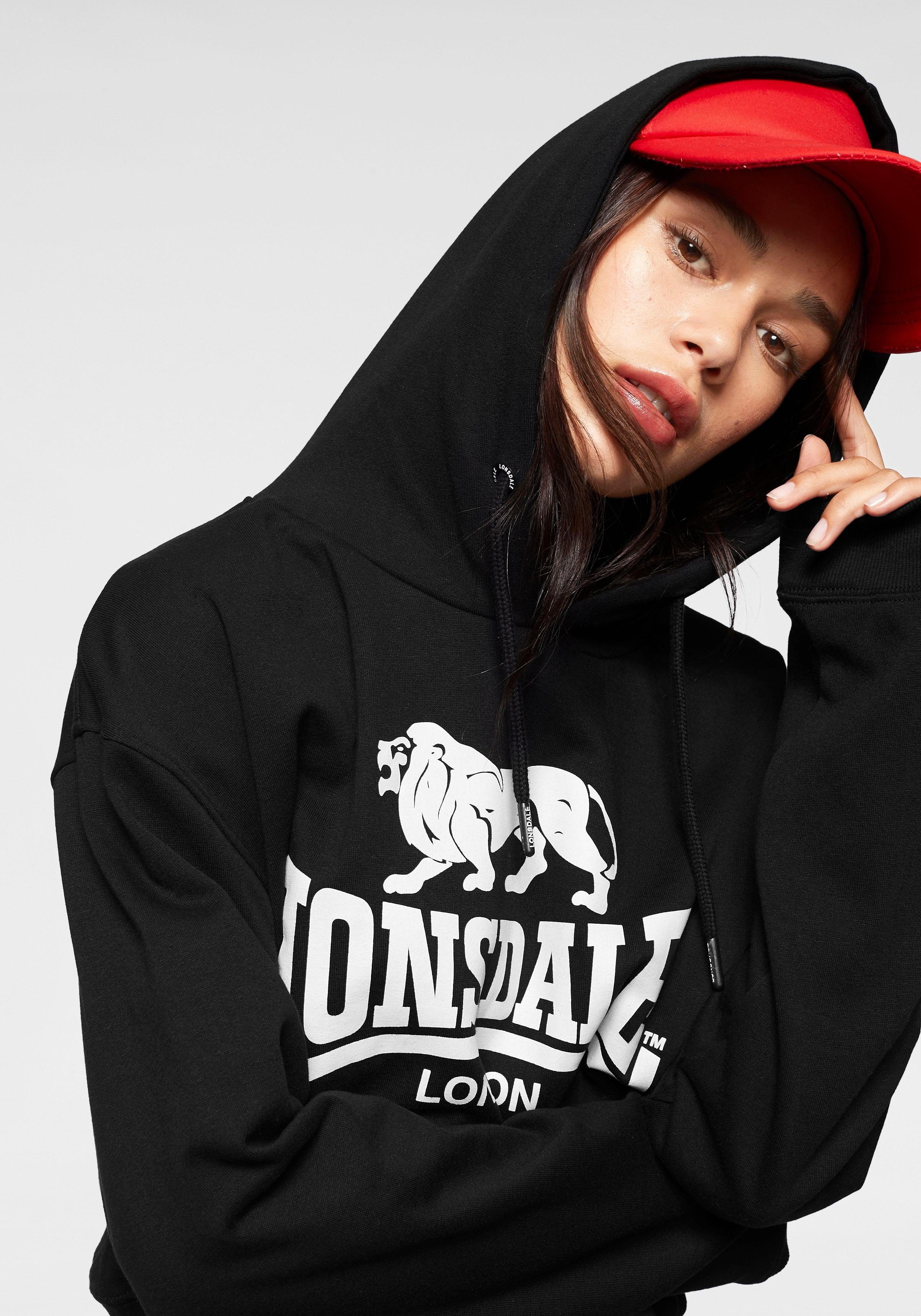 Lonsdale Kapuzensweatshirt Crop ROXETH