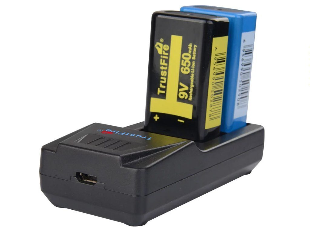 Trustfire Trustfire BC01 9V Block 6F22 Akku-Ladegerät für Li-Ion, NiMH Akku