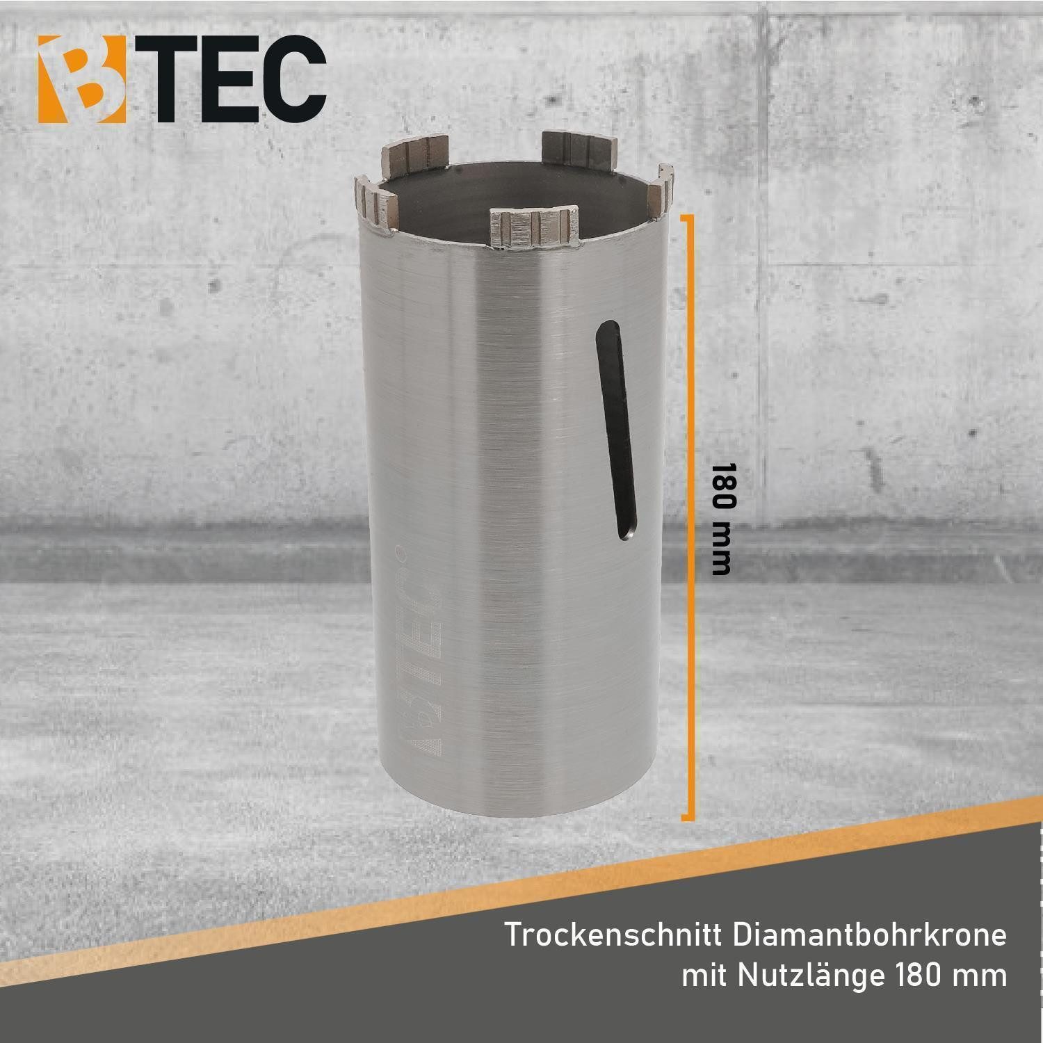 BTEC Diamanttrockenbohrer Diamant Bohrkrone 180mm Ø günstig online kaufen