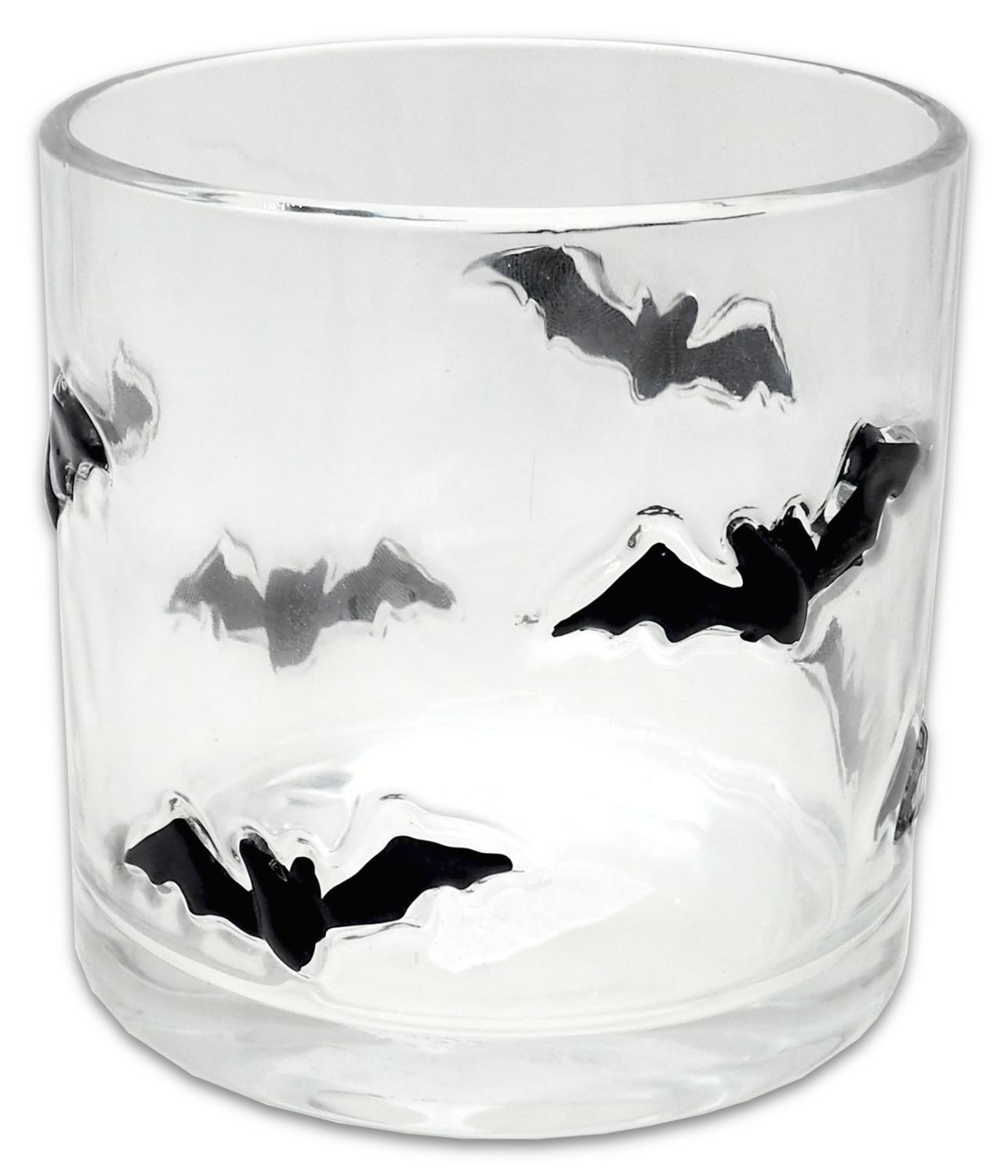 ZauberDeko Windlicht Windlicht Transparent Fledermaus Schwarz günstig online kaufen