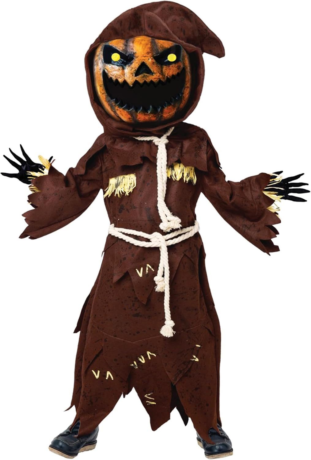 Spooktacular Creations Kostüm Spooktacular Creations Gruseliges Vogelscheuche Kürbis Bobble Kopf