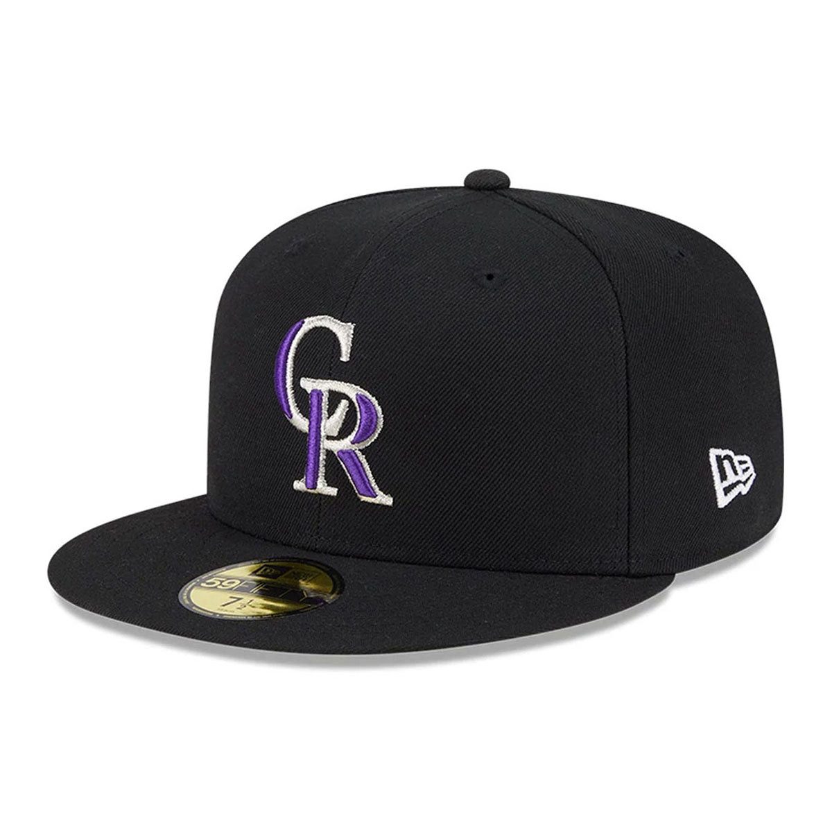 Fitted Cap Colorado Rockies Floral Under Visor