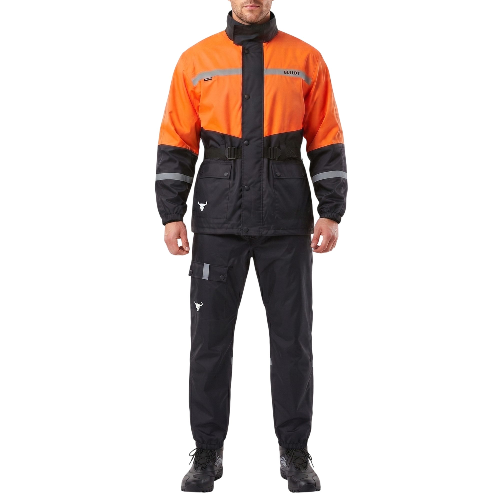 BULLDT Regenoverall BLD-Rainsuit-1 BULLDT Herren Motorrad Regenkombi Regenjacke Regenhose
