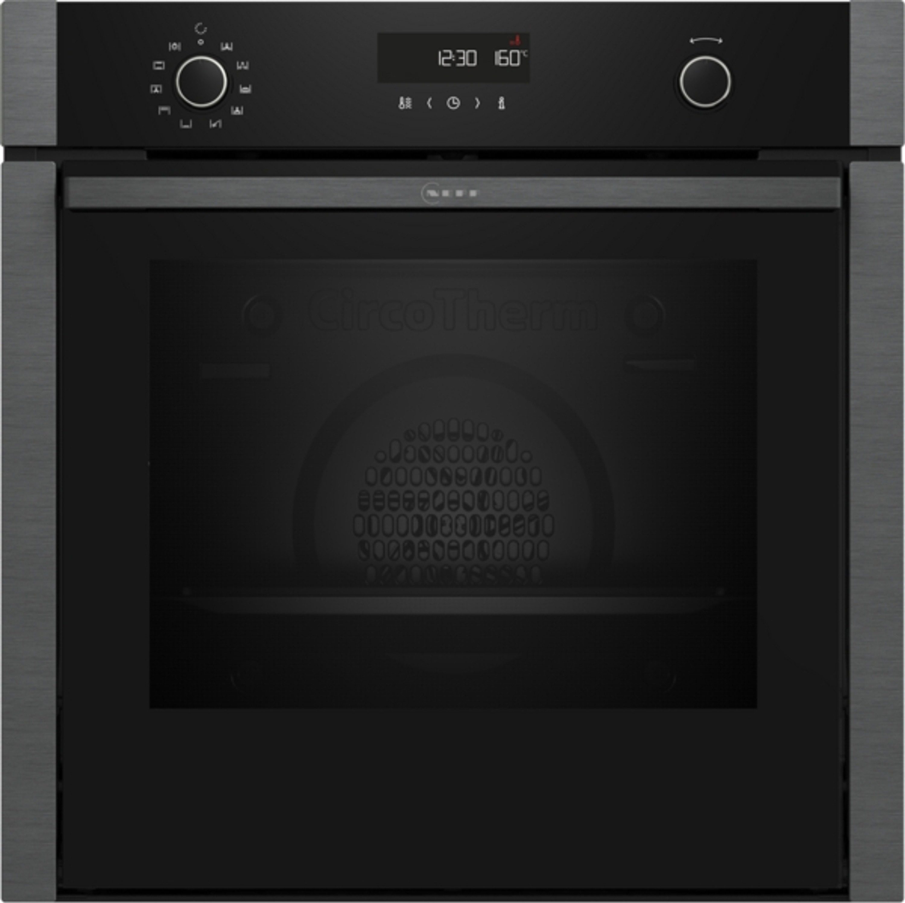 NEFF Einbaubackofen B6ACH7AG3, mit Auszug nachrüstbar, Hide,Pyrolyse und EasyClean,CircoTherm