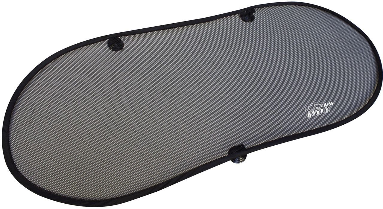 ISO TRADE Autosonnenschutz Sonnenschutz, 40 x 47 cm, (KFZ  Sonnenschutzrollo, 8-St., Seitenschutz Sonnenblende), schwarz Xtrobb