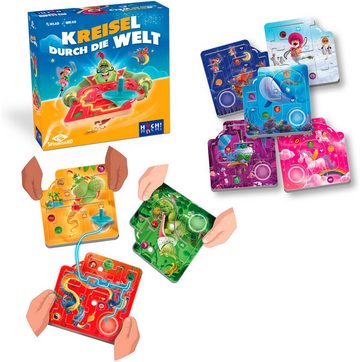 Huch! Spiel, Kinderspiel Kreisel durch die Welt