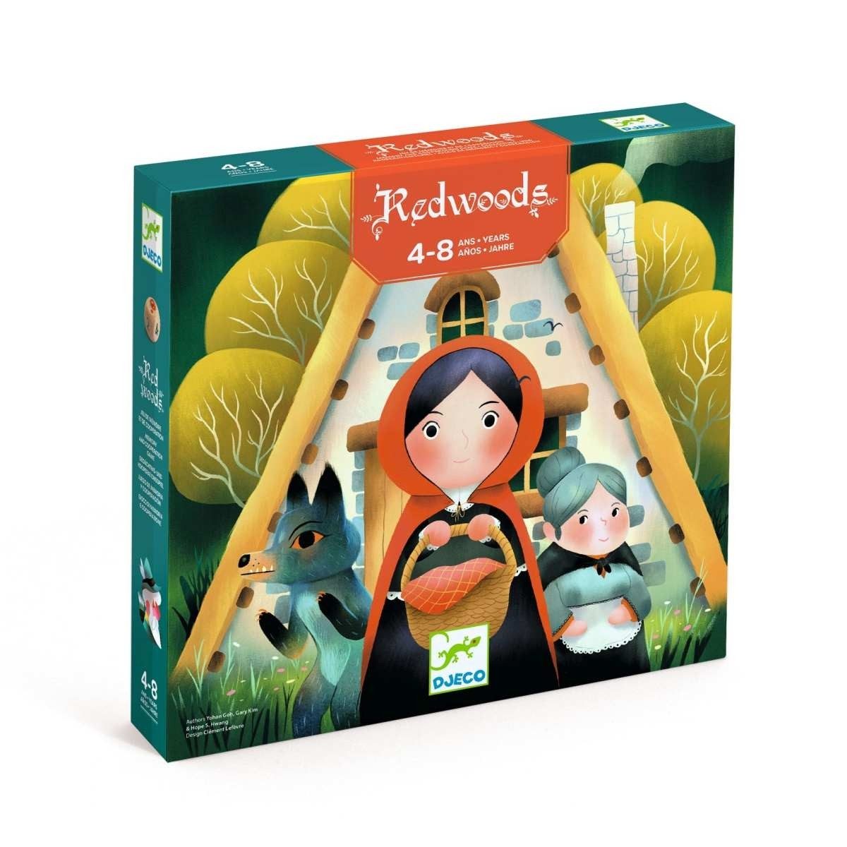 DJECO Spiel Redwoods Familienspiel für Kinder, Redwoods, Gesellschaftsspiel