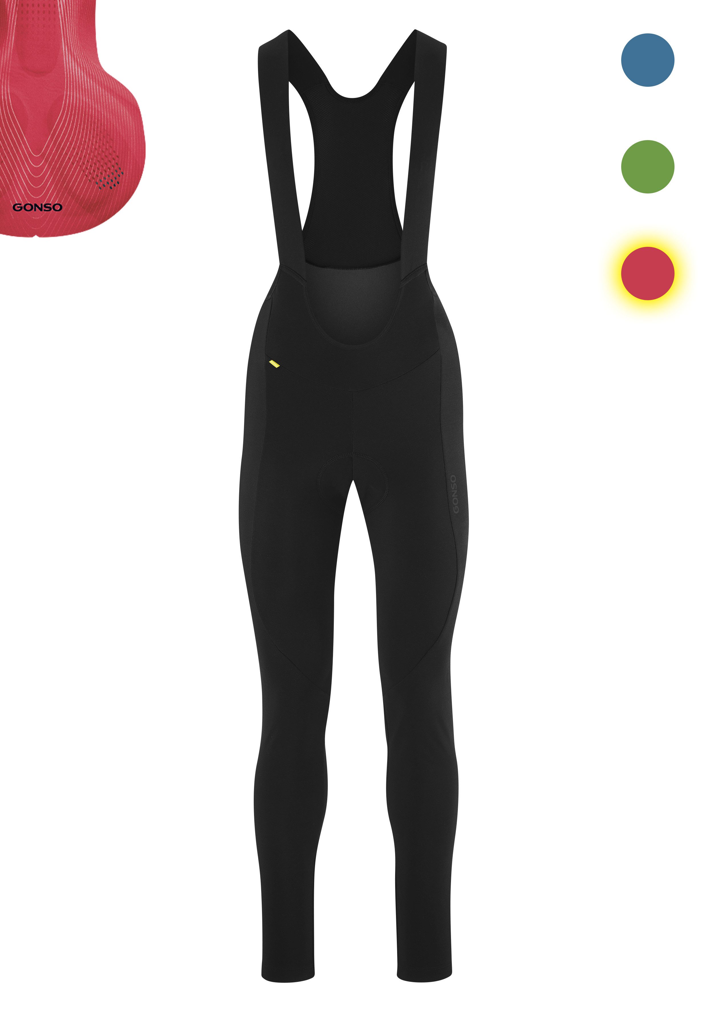Gonso Fahrradhose SITIVO TI BIB W Damen Radhose, Radlerhose mit speziellem Sitzpolster, Tight Fit
