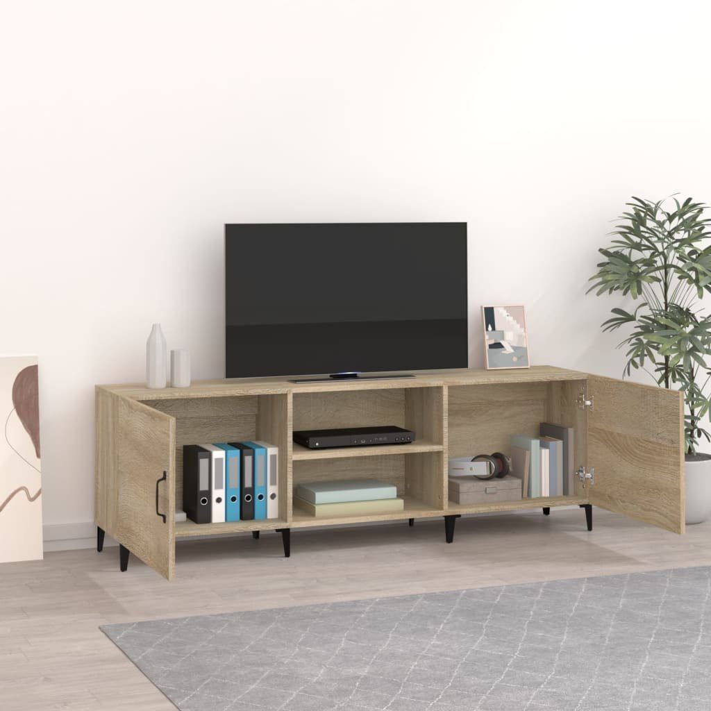 furnicato TV-Schrank Sonoma-Eiche 150x30x50 cm Holzwerkstoff