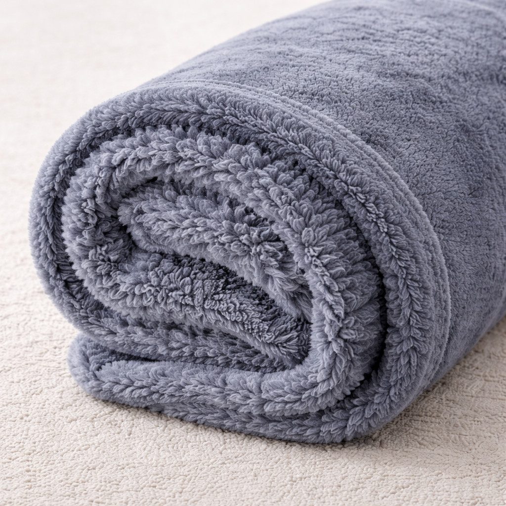 Wohndecke Flanell und Sherpa, VIVA Home, Oberseite weicher Flanell und Rückseite wärmendes Sherpa – Bild 5 von 5