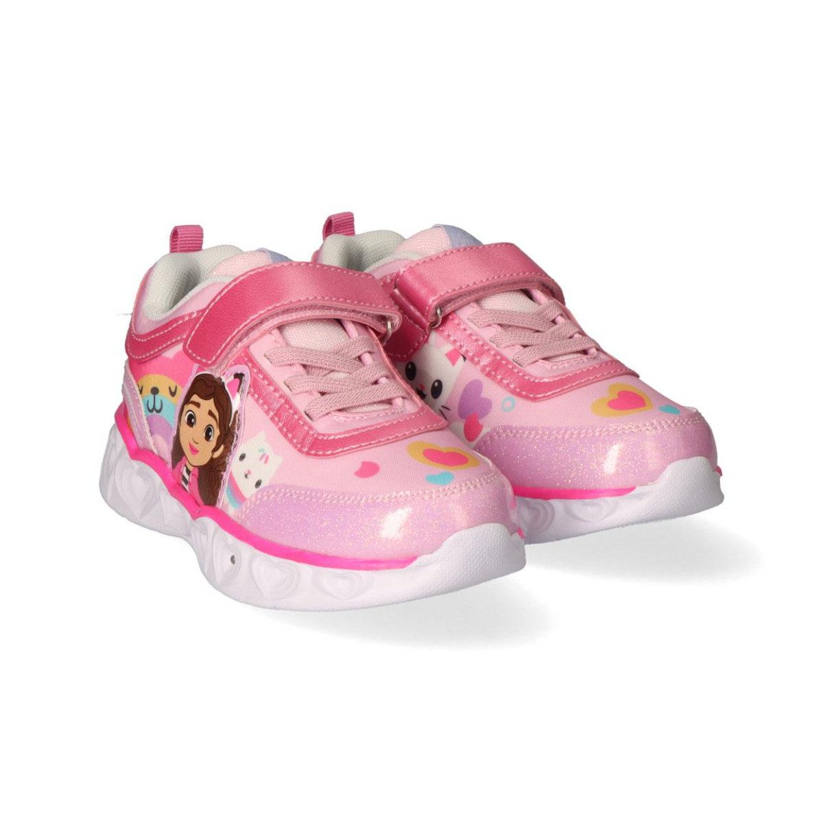 Dreamworks Gabby’s Dollhouse Sneaker für Kinder mit leichter EVA Sohle und Lichteffekt Sneaker