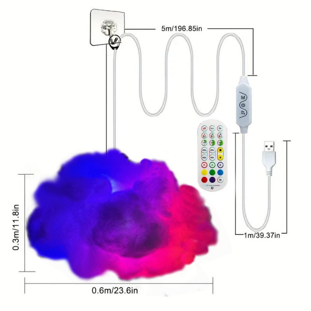 PRIISF Hängeleuchte Pendelleuchte RGB LED Deckenleuchte günstig online kaufen