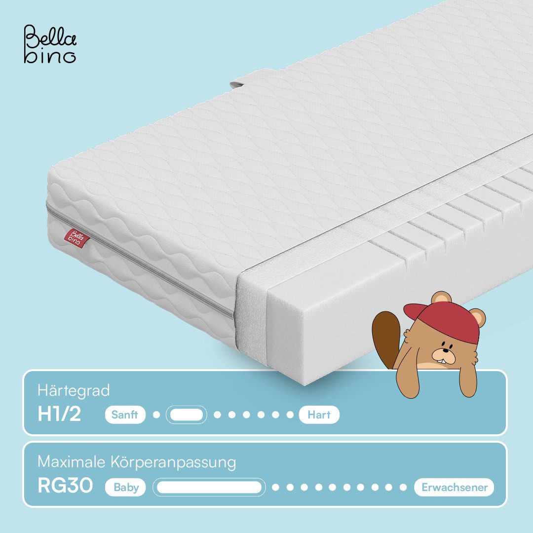 Kindermatratze Twist, Bellabino, 15 cm hoch, (Baby- und Kindermatratze), Hä günstig online kaufen