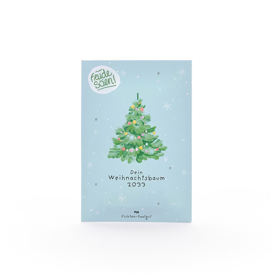 Die Stadtgärtner Blumensamen Fichtensaatgut "Weihnachtsbaum 2033", Samen zum Pflanzen einer Fichte, Ideal als Geschenk & kleines Mitbringsel