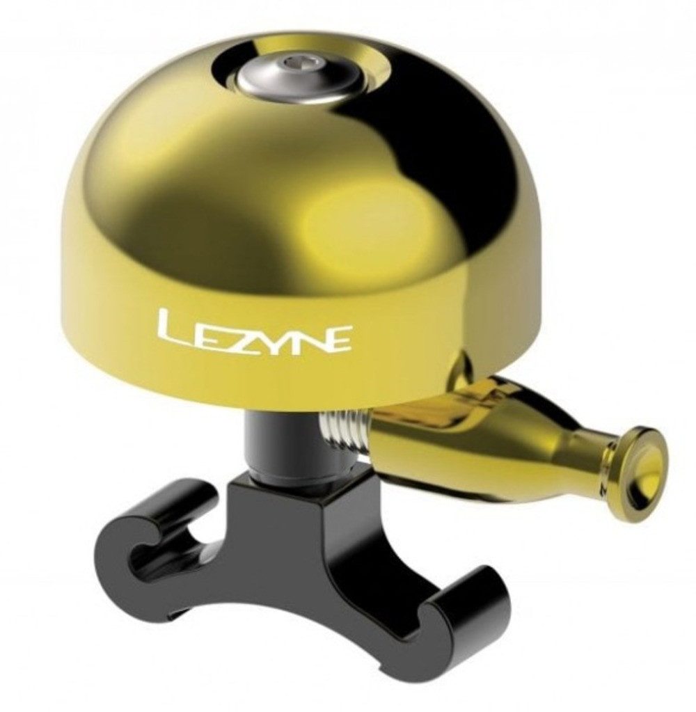 Lezyne Fahrradklingel Lezyne classic medium brass, Ø 32mm, Signalglocke