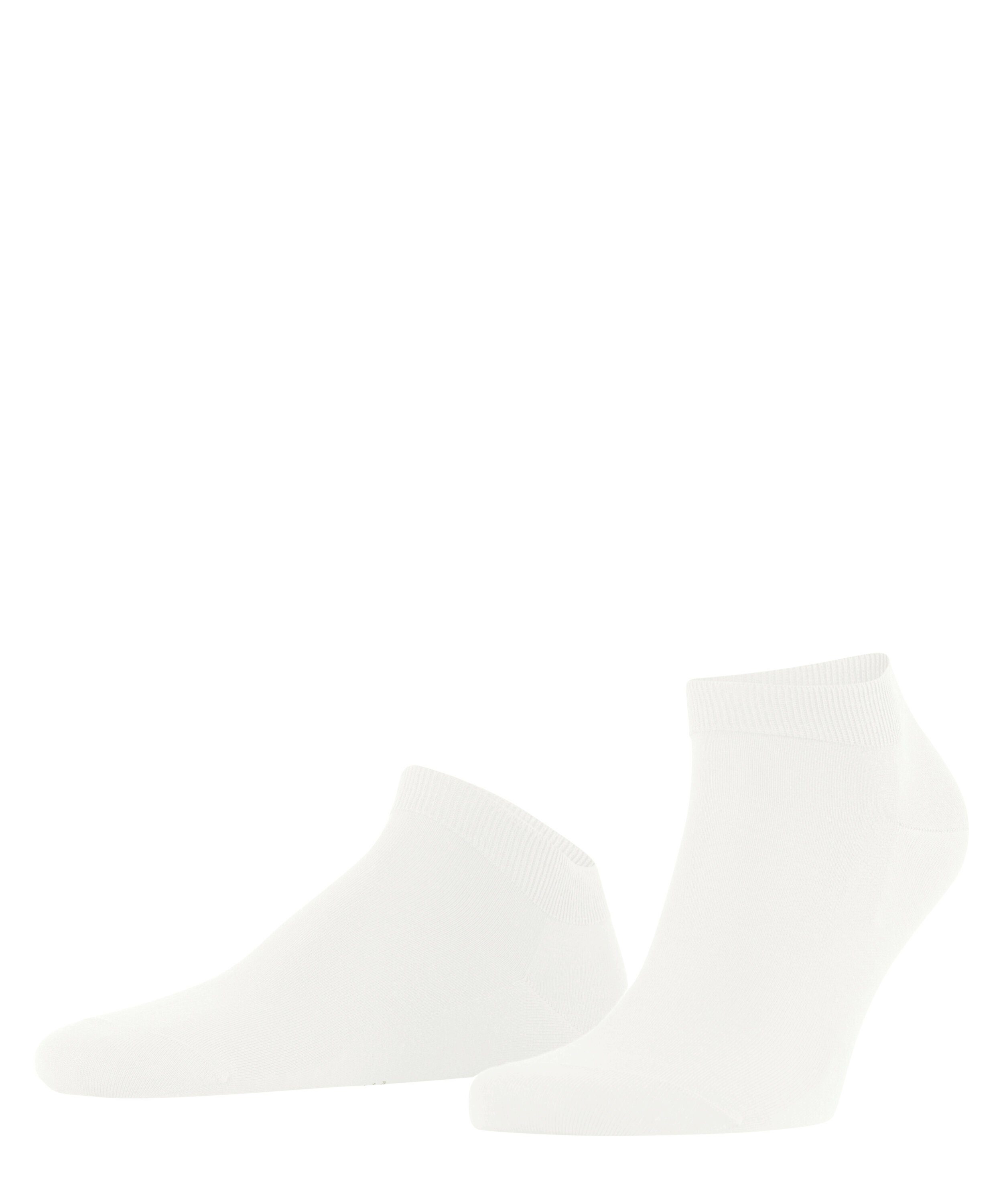 (2040) Garn nachhaltigem FALKE (1-Paar) off-white ClimaWool mit Sneakersocken