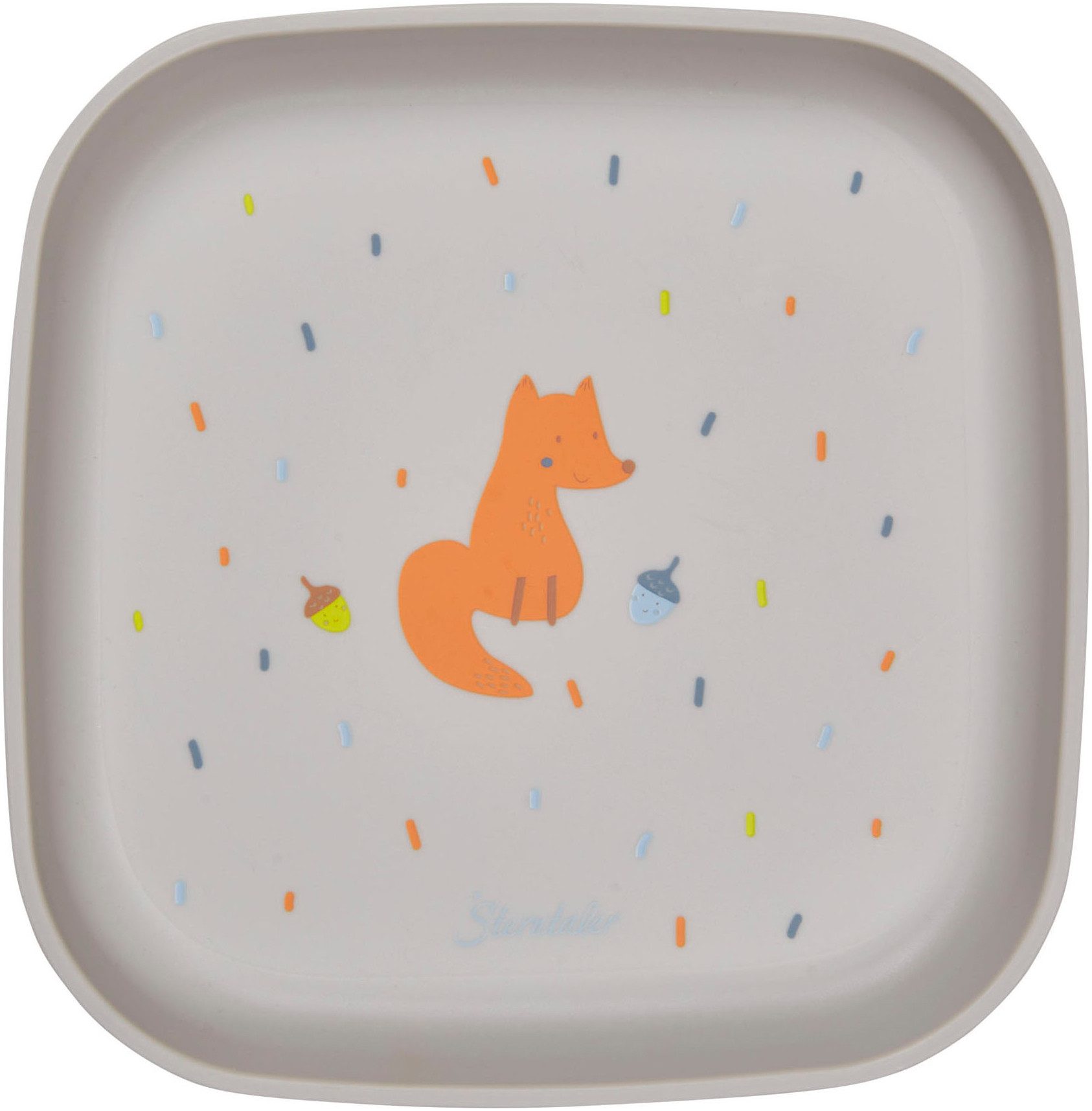Sterntaler® Kindergeschirr-Set Fuchs Filou, eckig (5-tlg), Polypropylen – Bild 5 von 5