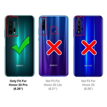 CoolGadget Handyhülle Transparent Ultra Slim Case für Honor 20 Pro 6,3 Zoll, Silikon Hülle Dünne Schutzhülle für Honor 20 Pro Hülle