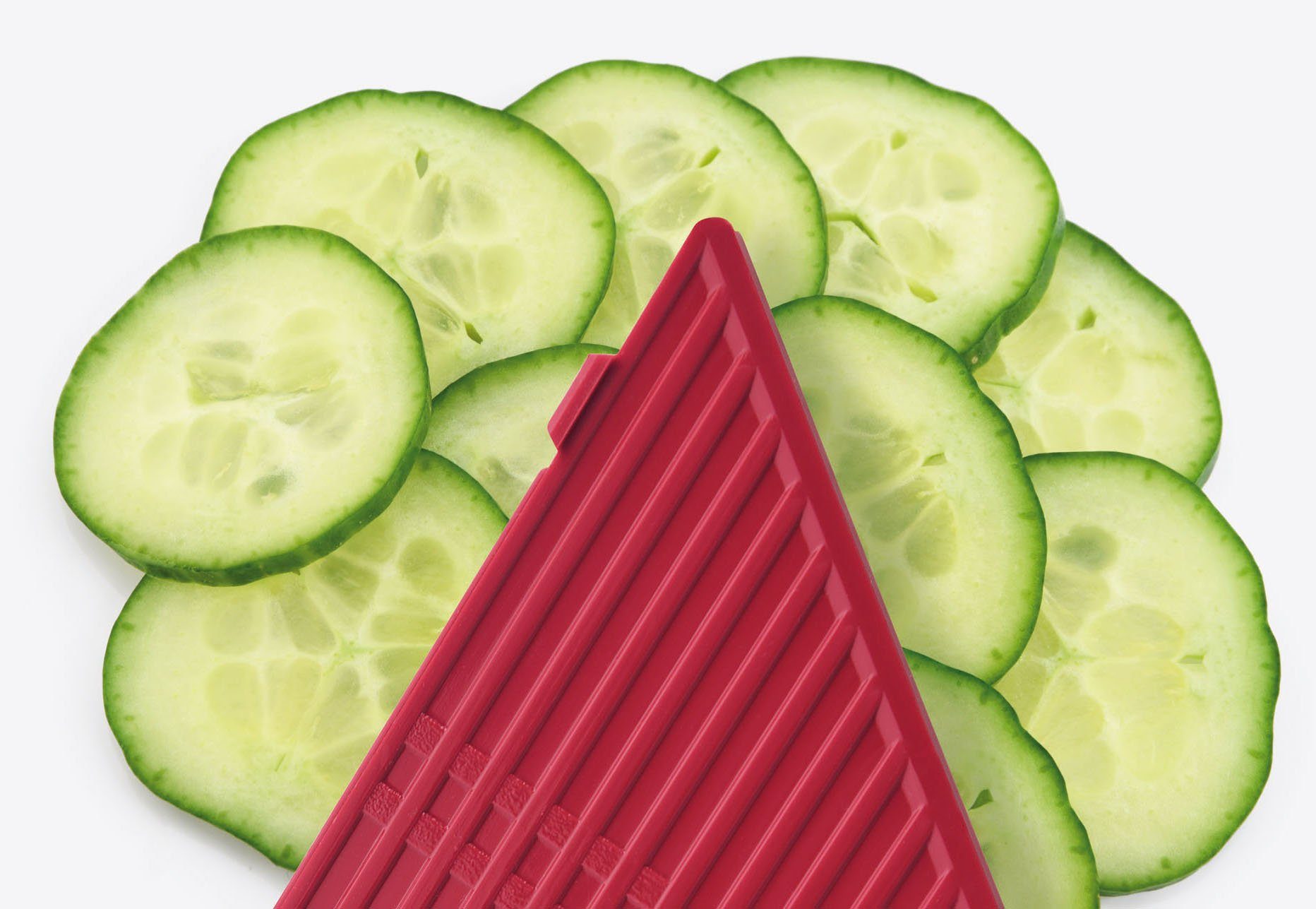 GSD HAUSHALTSGERÄTE Gemüsehobel 2-in-1, Edelstahl, Kunststoff, mit 2 auswechselbaren Einsätzen