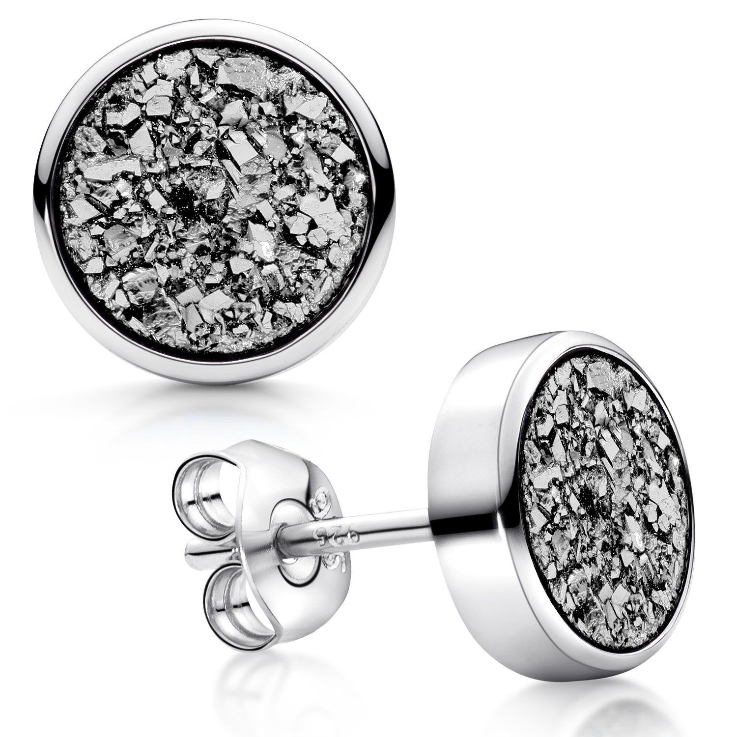 Materia Paar Ohrstecker Damen Glitzer Druzy günstig online kaufen