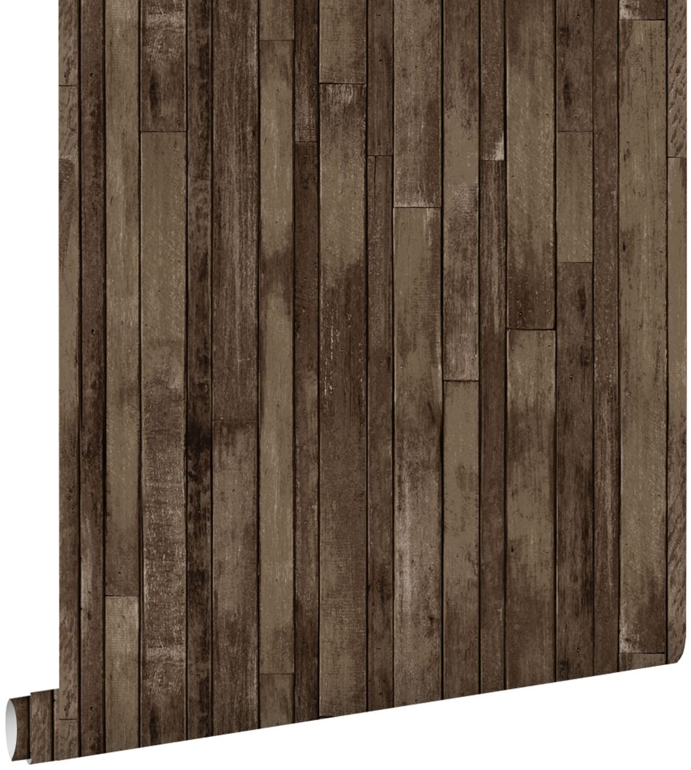 ESTAhome Mustertapete Holz-Optik