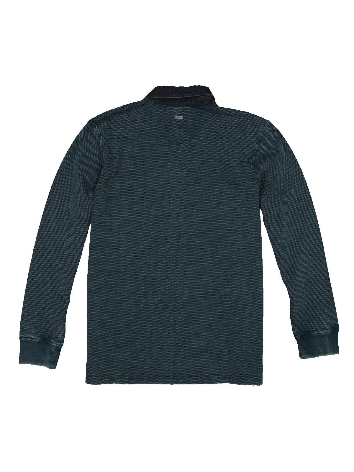 Langarm-Shirt Langarm-Poloshirt Engbers mit Polo-Kragen