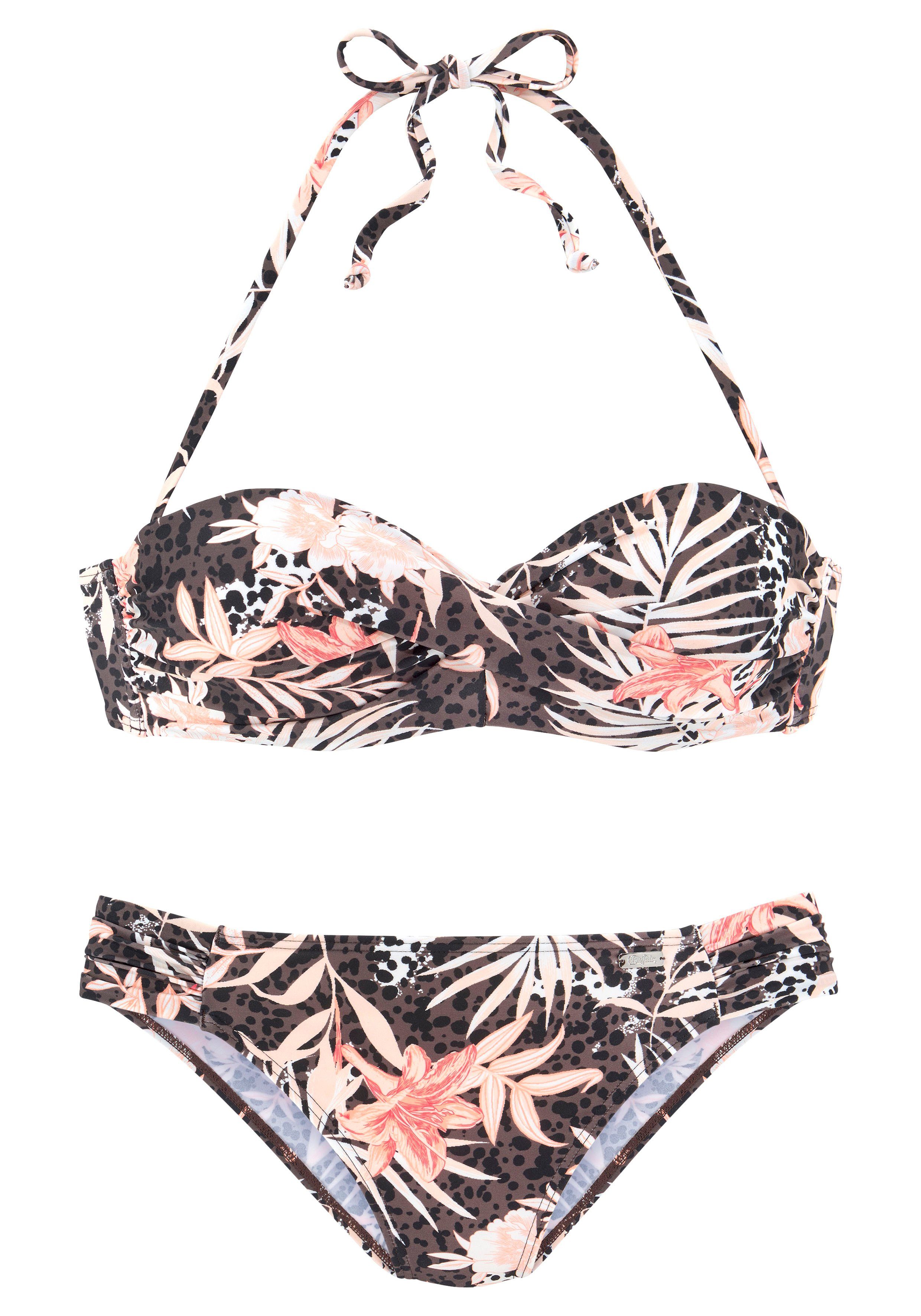 Buffalo Bügel-Bandeau-Bikini im Mustermix günstig online kaufen