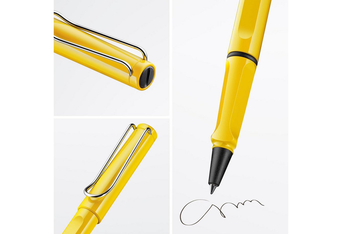 Thumbnail - LAMY Tintenroller safari, Zeitlos moderner Tintenroller mit Tintenrollermine LAMY M 63 M