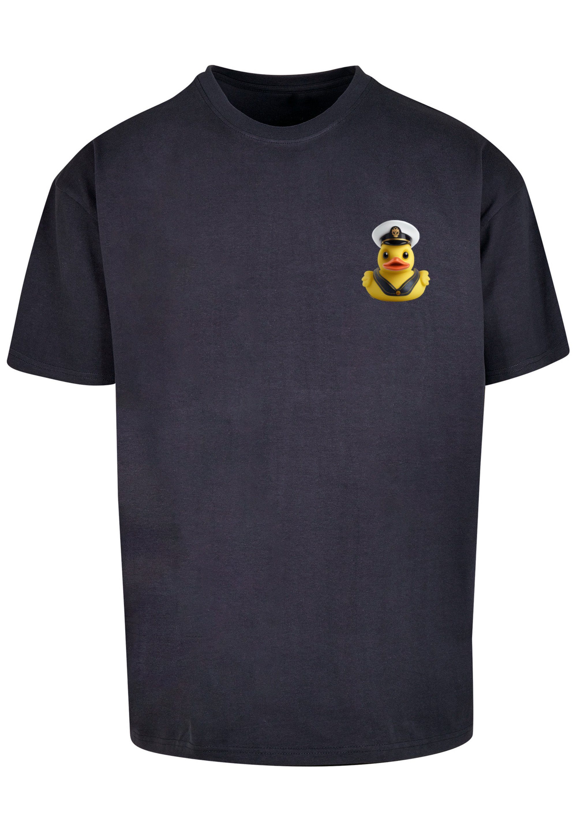 Print T-Shirt Duck Rubber TEE navy OVERSIZE F4NT4STIC Captain