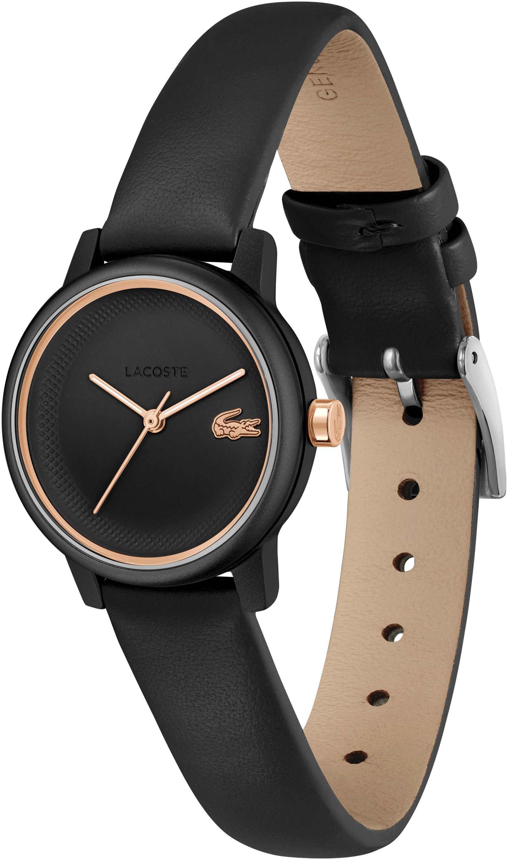 Lacoste Quarzuhr LACOSTE 12.12 SWIFT 2001436, Armbanduhr, Damenuhr, Lederar günstig online kaufen