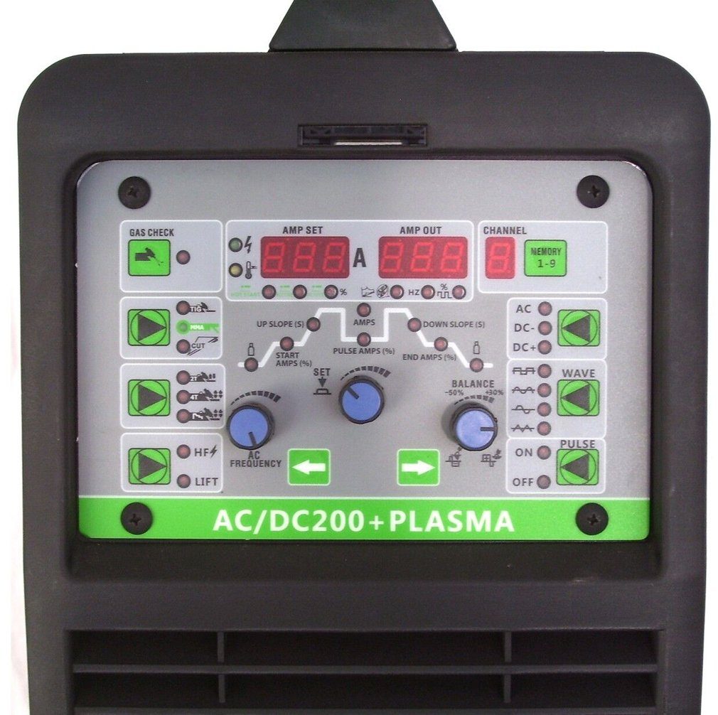 13750 WIG PLASMA Apex 200 Inverterschweißgerät + E-HAND SCHWEIßGERÄT digital AC/DC PULS PLASMASCHNEIDER