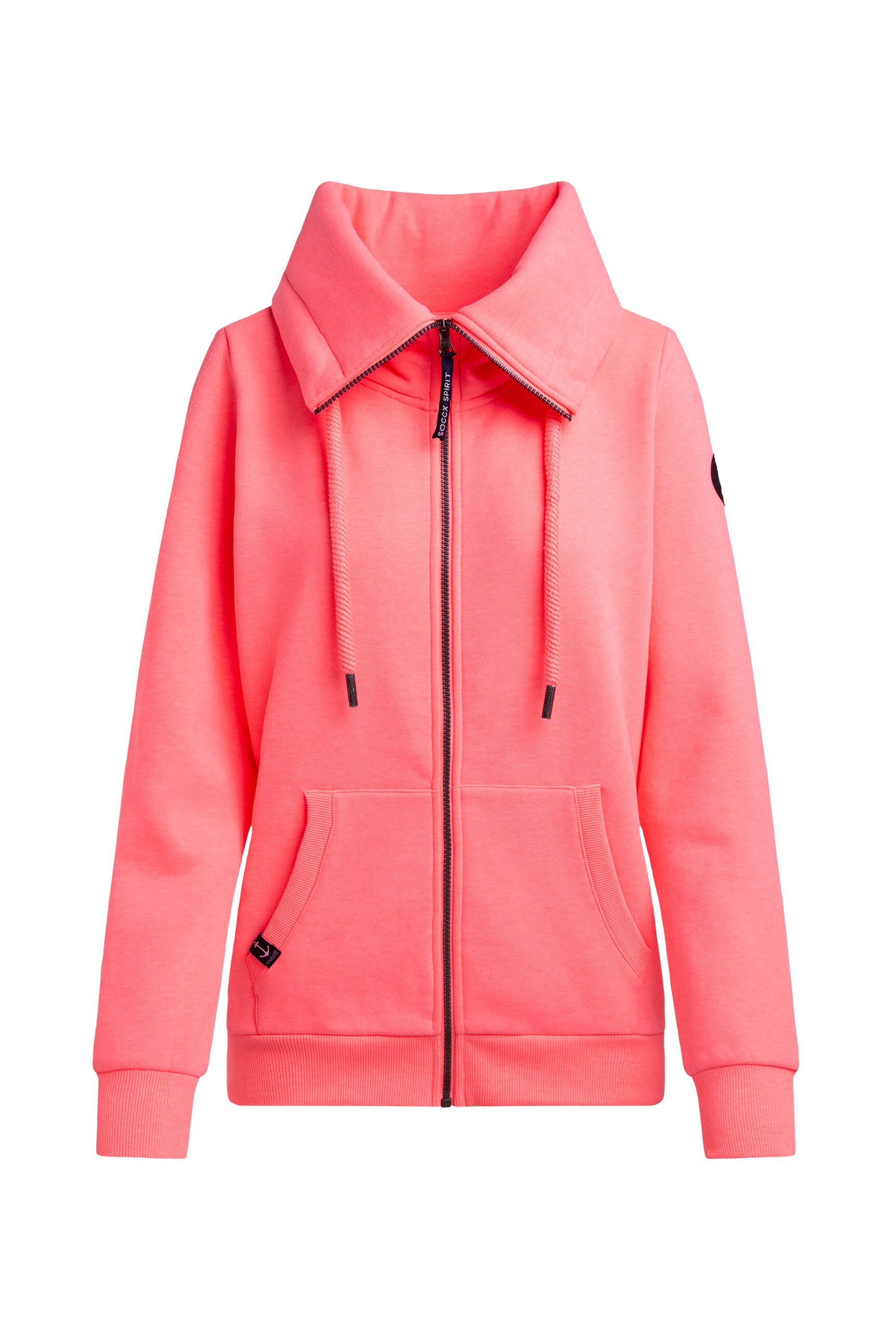 SOCCX Sweatjacke mit weicher Innenseite günstig online kaufen