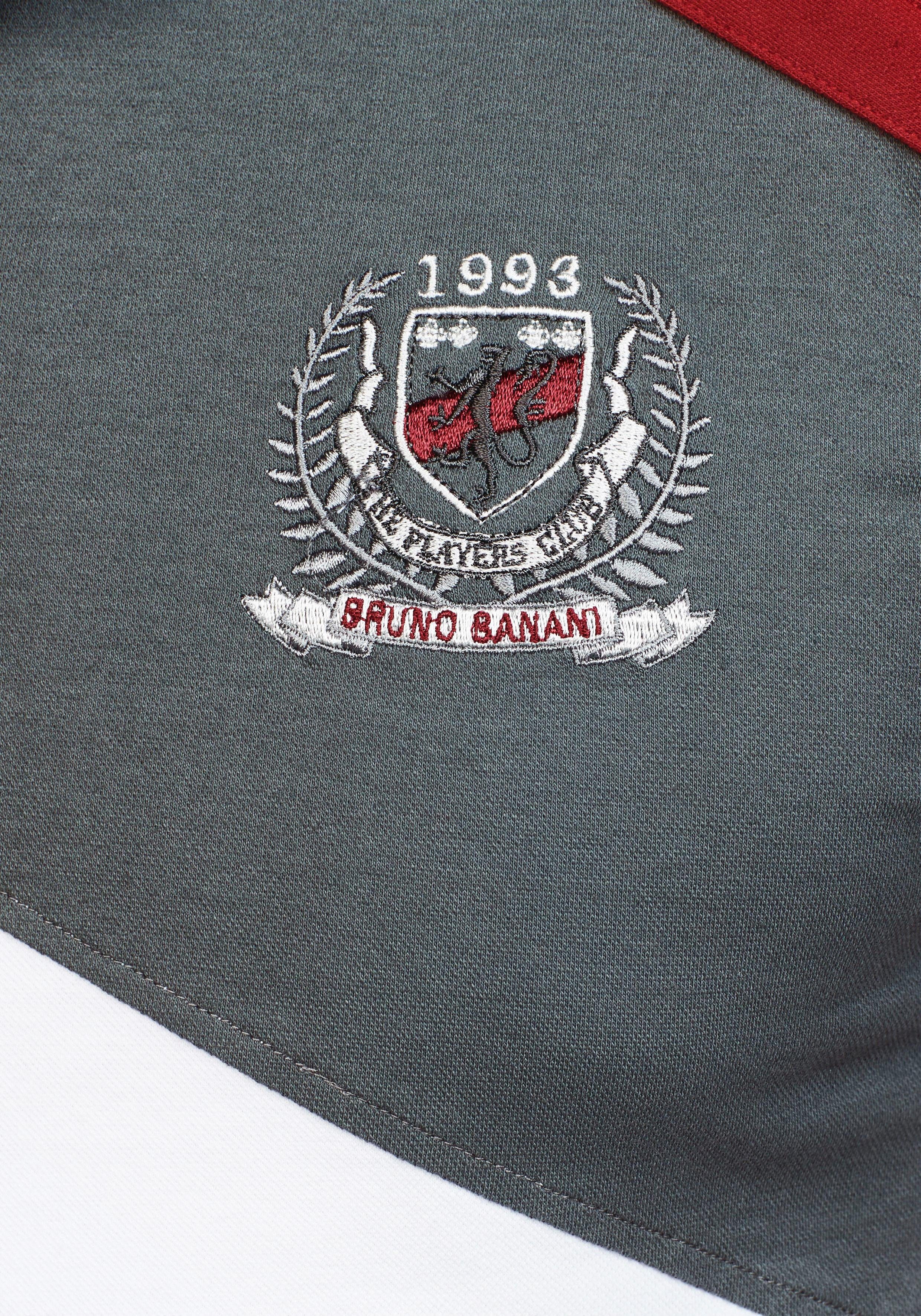 Bruno Banani Poloshirt Kurzarm, körpernahe Passform, unifarben, mit Polokragen