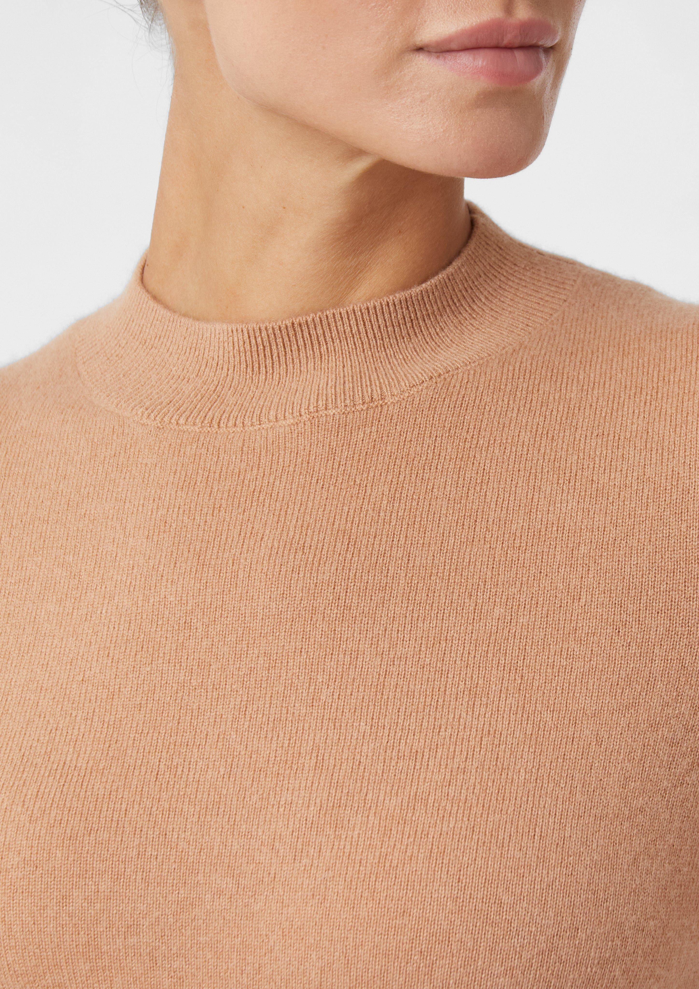 comma Langarmshirt Femininer Kaschmirmix-Pullover günstig online kaufen