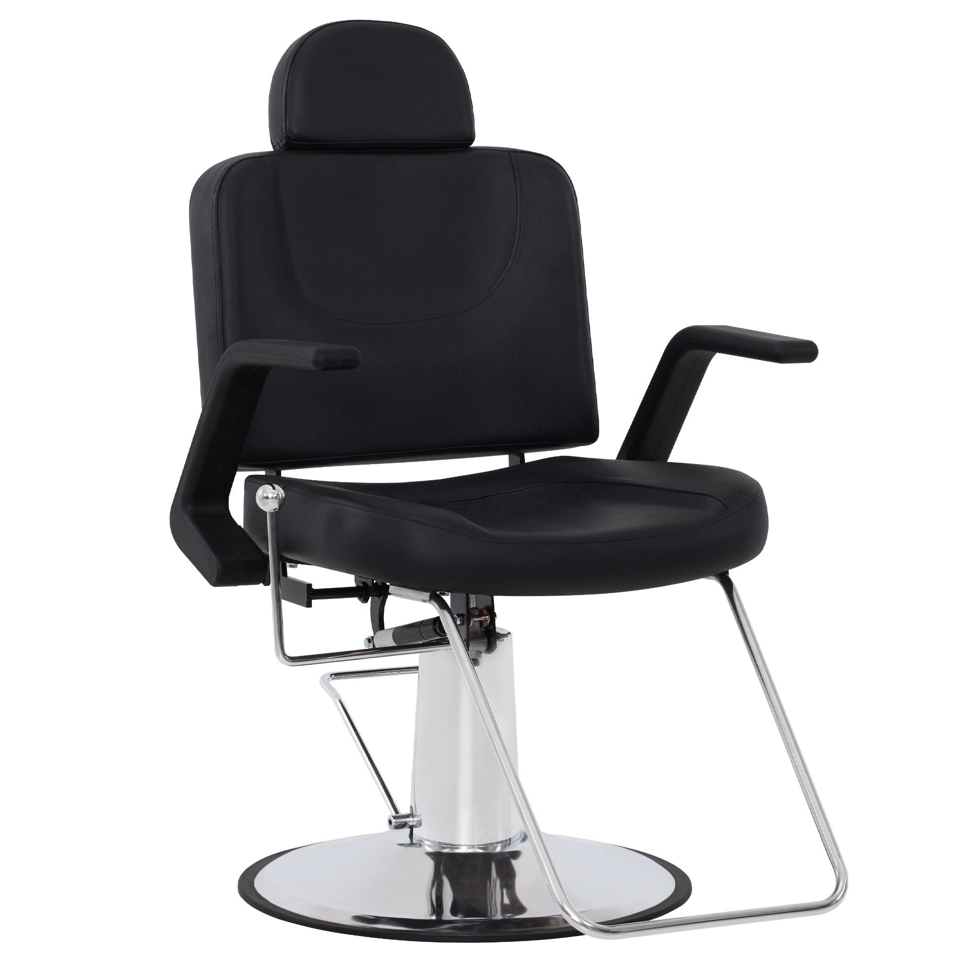 Barberpub Stuhl BarberPub Friseurstuhl Friseureinrichtung 8817, Friseurstühle mit Hydraulikpumpe 360° Drehbar, Höhenverstellbar