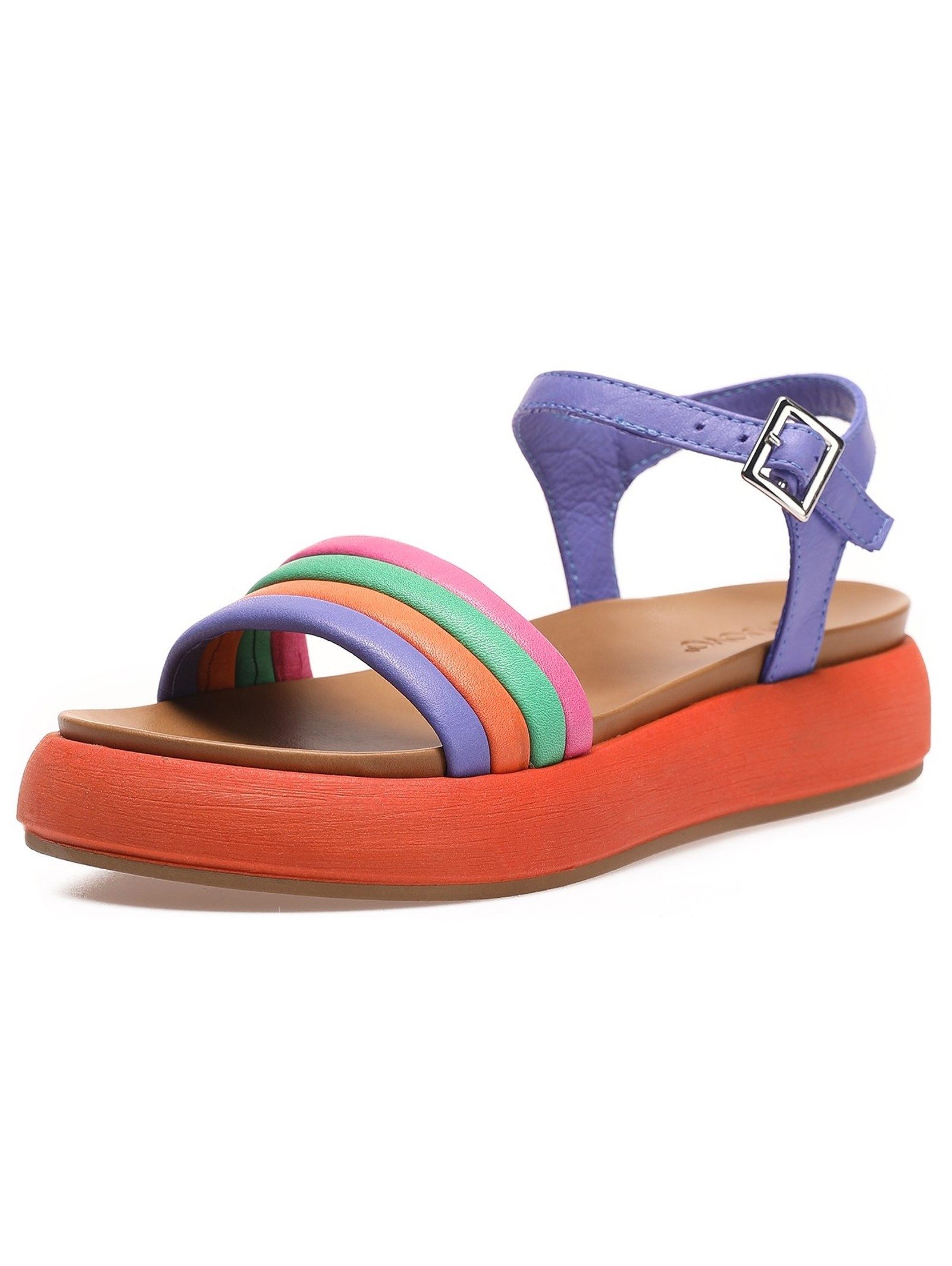 INUOVO Sandalen Leder . Riemchensandalette