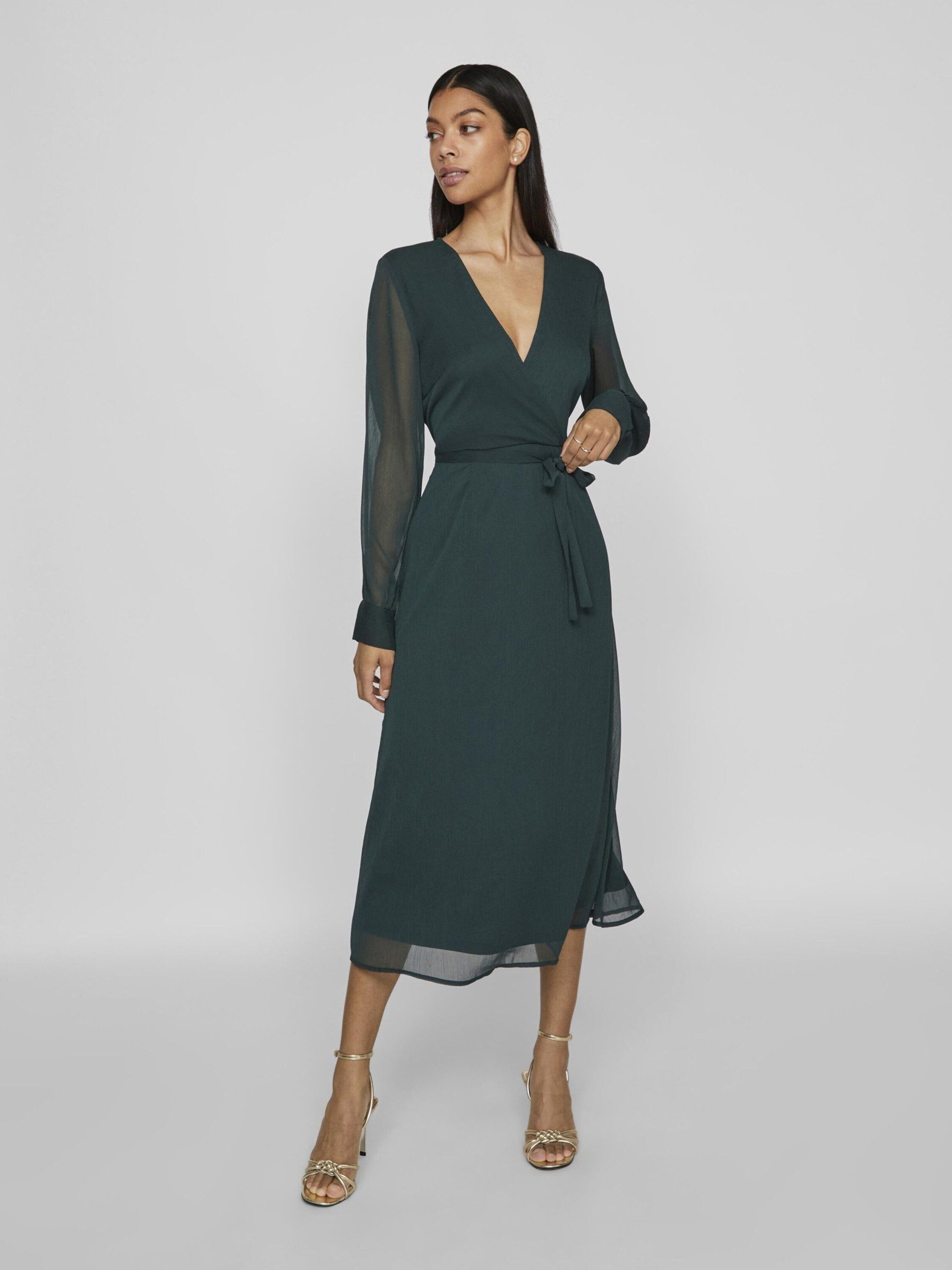 Vila Wickelkleid VIFalia (1-tlg) Drapiert/gerafft – Bild 3 von 5