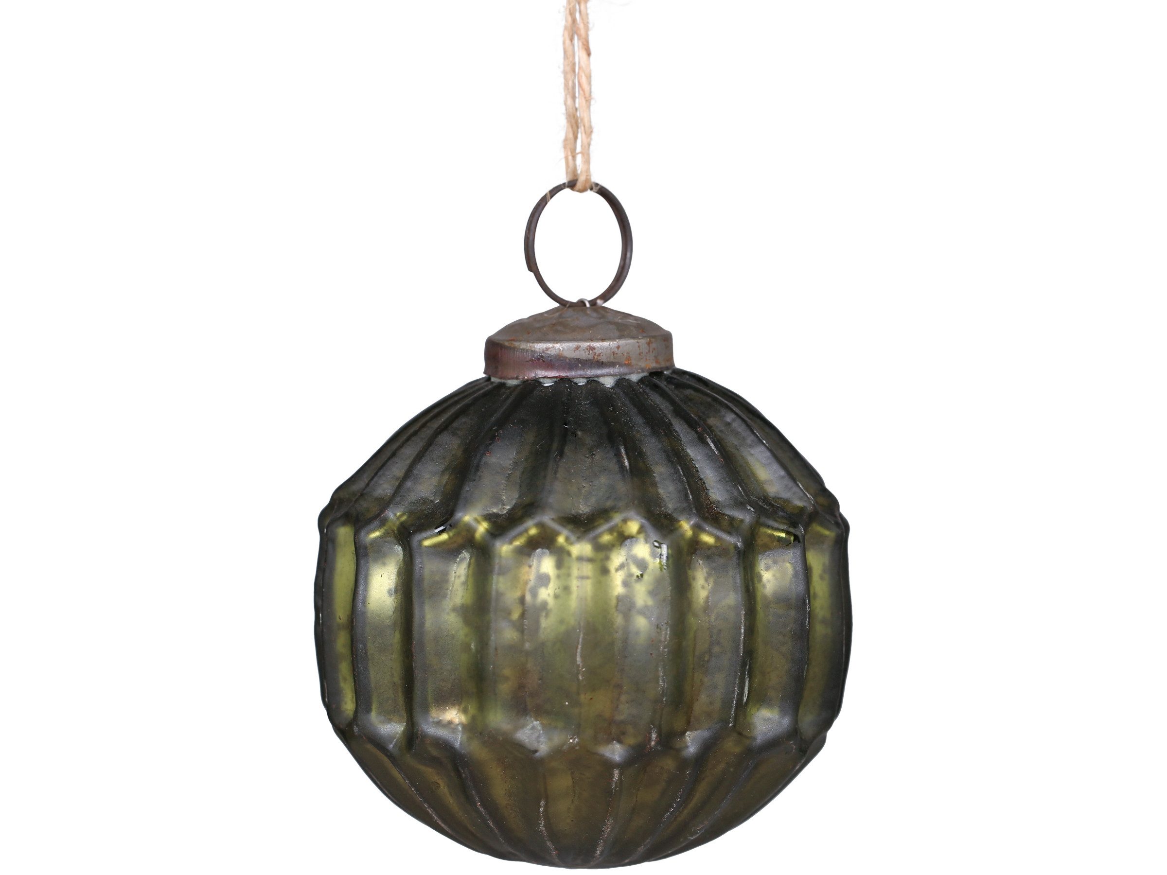Chic Antique Christbaumschmuck Weihnachtsanhänger Glas Antikmokka oder Moos- Christbaumschmuck, Hochwertig, Glas, kombinierbar.