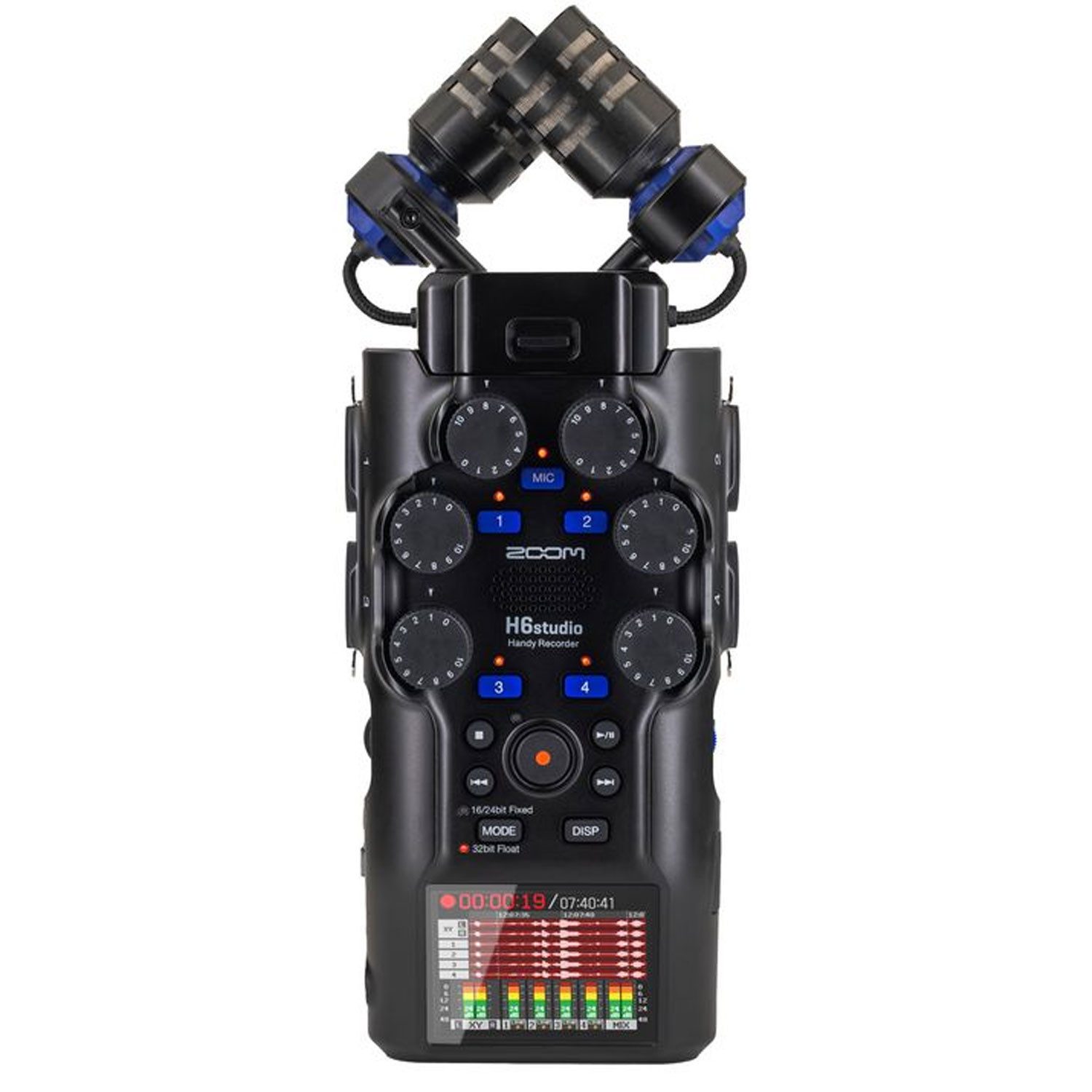 Zoom Audio Zoom Audio-Recorder H6 Studio Digitales Aufnahmegerät (Professionelle Studiotechnik mit robuster Portabilität)
