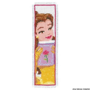 Vervaco Kreativset Vervaco Disney Lesezeichen "Beauty Aida", (embroidery kit by Marussia)