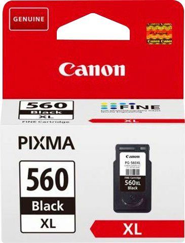 Canon PG-560XL Tintenpatrone (1-tlg., original Druckerpatrone 560 schwarz XL)