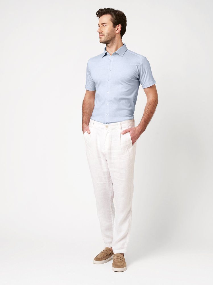 DESOTO Kurzarmhemd Casual Kent 1/2 Jerseyhemd, slim fit